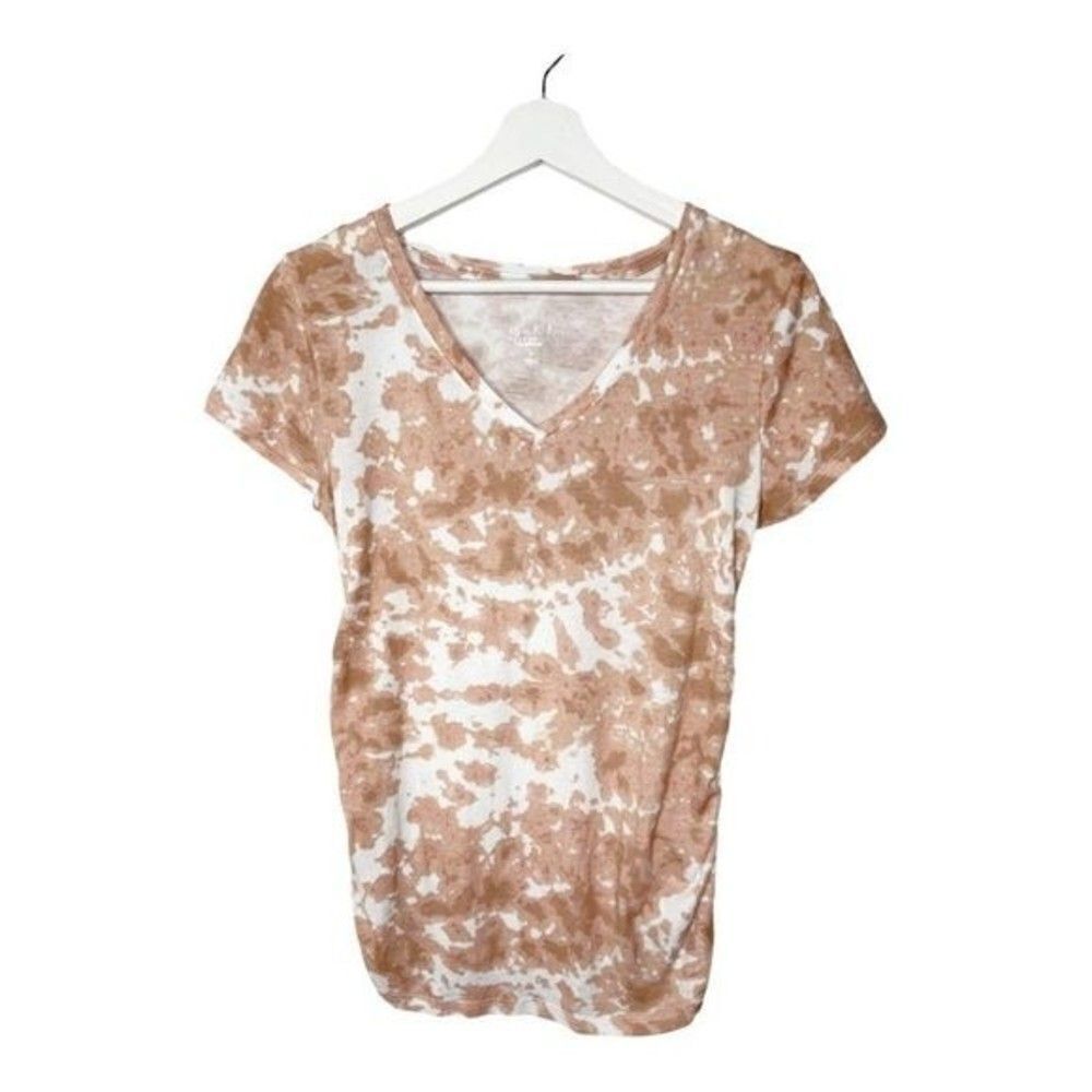 Isabel Maternity by Ingrid & Isabel Tie Dye Printed Short Sleeve Top